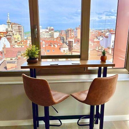 Apartamento El Mirador Del Centro Gijón Exterior foto
