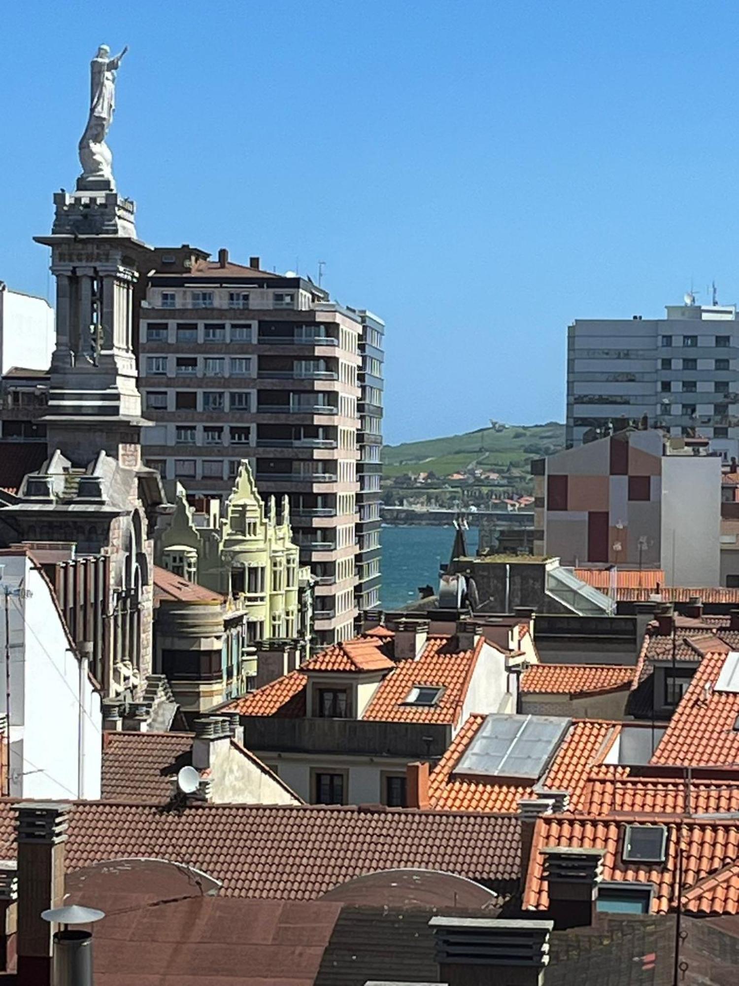 Apartamento El Mirador Del Centro Gijón Exterior foto