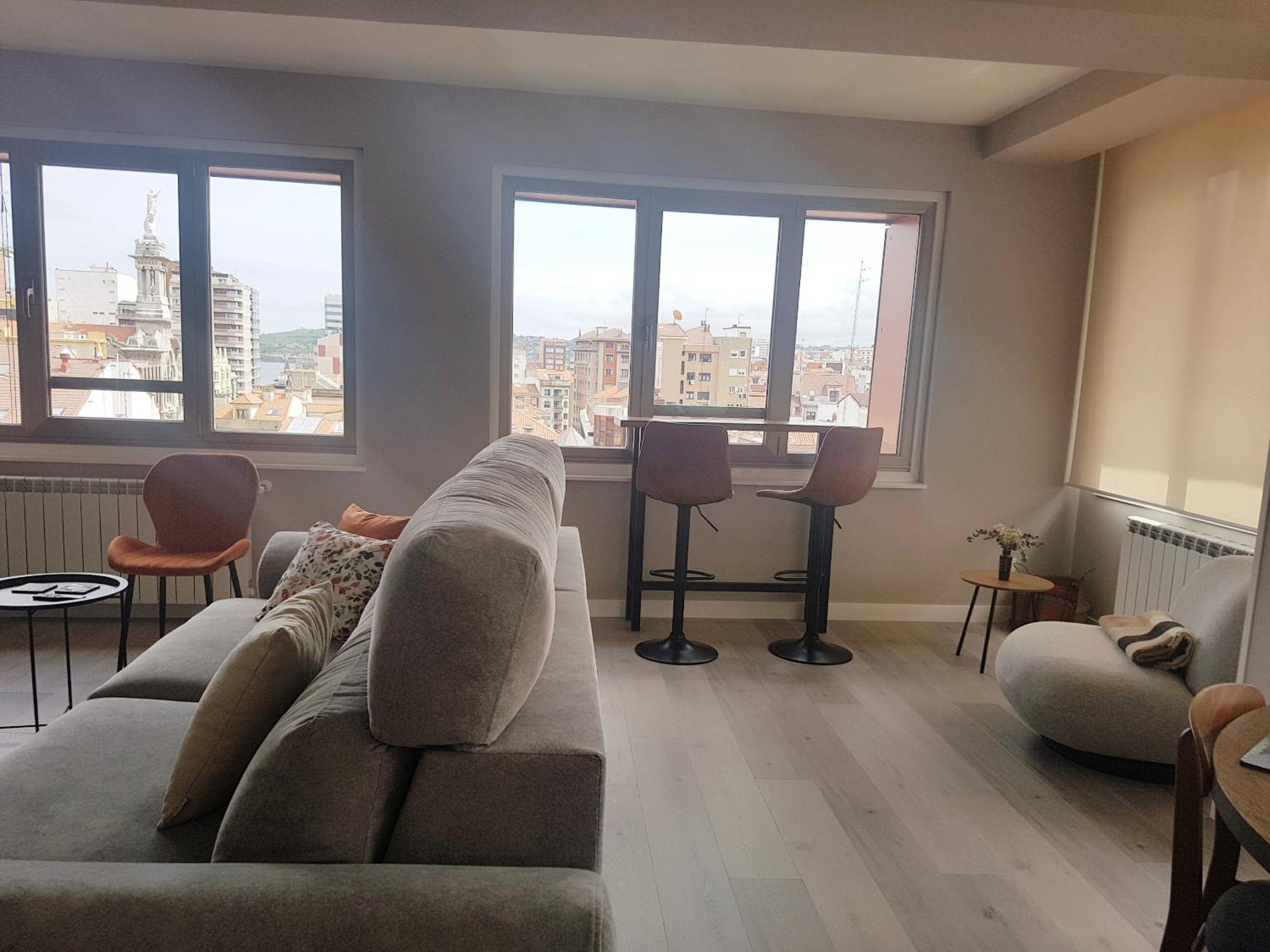 Apartamento El Mirador Del Centro Gijón Exterior foto